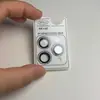 Adequado para película de lente com incrustação de diamantes para Apple 18 Pro Max, iPhone 17 Pro flash AR posicionamento de diamante olho de águia adesivo de 18 dobras