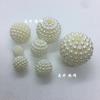 Contas de Murta Casamento Noiva acessórios de casamento bola de flores removível ABS Olho de Bebê pérolas de imitação material para bolsa de contas