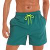 Bañadores para Hombre, Anti-Vergüenza, Boxer para Hombre Talla Grande Holgado de Secado Rápido, Pantalones de Baño para Aguas Termales de Doble Capa, Pantalones de Playa
