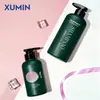 Botella de Loción Escarchada Personalizada Xumin de 300 ml, Botella de Champú, Botella de Gel de Ducha de Hombro Redondo de 500 ml, Botella de Desinfectante de Manos