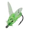 Mosca Biónica con Anzuelo Sencillo Cebo Blando Anzuelo para Mosca Cebo Blando Veneno Mosquito Señuelo de Agua Dulce Cebo Cebo Falso Equipo de Pesca