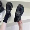 Nuevos Mocasines de Piel Suave para Mujer 2025 Otoño Suela Suave Zapatos de Piel Británica Versátiles sin Cordones Zapatos para Mujer