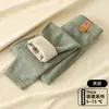 Joelheiras de camada dupla calças quentes infantis espessadas uniforme escolar de aluno do ensino fundamental essencial outono e inverno meninos e meninas camada base de uso interno classe A calças