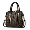 Comercio Exterior Transfronterizo Bolsas Populares Bolsos de Mujer 2025 Nuevo Otoño e Invierno Retro Bolsos de Mano Estampados con Letras Bolso de Hombro Cruzado