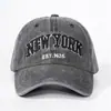 Gorra de béisbol de moda transfronteriza europea y americana, simple, personalizada con letras, para hombre y mujer, protección solar para exteriores, gorra con visera para deportes y ocio