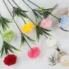 Flores e bola de grama simulação crisântemo pequeno buquê hortênsia dente-de-leão jacinto decoração de buquê de casamento buquê de flores artificiais acessórios