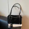 Bolso de Mano Boston Nuevo para Mujer Otoño e Invierno Nicho Moda Bajo el Brazo Bolso de Hombro Bolso Almohada para Viajero