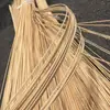 Estudante DIY Lição de Casa Artesanal Tiras de Bambu Materiais para Tecelagem de Bambu Tiras Finas de Bambu Pele de Bambu Tecelagem de Bambu Jardinagem Arte com Flores Tecelagem de Bambu