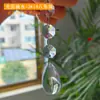 Cortina de cuentas acrílicas colgante colgante de ingeniería accesorios de decoración de lámpara de cristal bola colgante de gota de agua acrílica accesorios colgantes de boda
