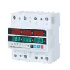 Protector Auto-Restaurable Trifásico contra Sobretensión, Subtensión, Sobrecorriente y Pérdida de Fase, Limitador de Corriente, Retardo Ajustable 63A, Sobrecarga y Apagado 400V