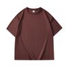En stock 7A amoníaco líquido antibacteriano 40 220g tecnología fresca camiseta de hombre verano nuevo cuello redondo color liso para hombre y mujer manga corta