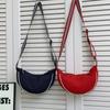 Bolso de Lona de Alta Gama para Mujer 2025 Nuevo Diseño de Nicho Bolso Cruzado Casual Otoño e Invierno Bolso Tipo Dumpling para Viajes