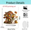 Producto Nuevo Transfronterizo Soporte Acrílico 2D Manzana Creativa Decoración de Mesa de Entrada para el Hogar Sala de Estar Decoraciones Navideñas