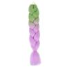 Nueva versión de trenza grande [doble color] Trenza africana sucia peluca trenza cola de caballo fibra química seda de alta temperatura color trenza grande