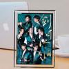 Marco de fotos de cristal Yaxuan de la canción TNT de la Liga Juvenil del Times, pintura de 7, 6 y 5 pulgadas, marco de fotos de vidrio periférico, decoración de mesa