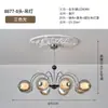 Lámpara de araña para sala de estar estilo Bauhaus, iluminación de lujo de inspiración francesa para restaurantes, iluminación italiana de alta gama y elegante, iluminación principal respetuosa con la vista para grandes salones