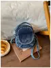 Bolso Bandolera Retro de Mezclilla de Moda para Mujer, Bolso de Hombro Ligero de Nicho para el Viaje Diario Urbano y el Ocio