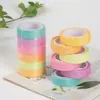 Cinta Decorativa de Papel y Purpurina Personalizada Fácil de Romper Sin Polvo Hecha a Mano DIY Brillante para Planificador Polvo para Esparcir Pegatinas Adhesivas