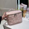 Bolsa de Maquillaje Nueva de Venta Caliente Transfronteriza, Bolsa de Almacenamiento Doméstico de Gran Capacidad, Neceser Portátil Floral de Moda Estilo Coreano