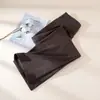 Calças Leggings de Lã Yunduo Femininas 2025 Novas Quentes Retas de Pernas Largas Outono e Inverno Aumentadas à Prova de Frio Calças de Cintura Alta