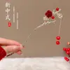Fabricante de Yiwu Venta al por mayor de accesorios para el cabello a precio de costo, Pasadores de estilo antiguo de alta gama para Cheongsam, Pasadores simples y versátiles para uso diario