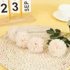 4 Flores de Crisantemo Artificiales para Decoración de Bodas al Aire Libre, Decoración del Hogar, Flores Secas, Exhibición de Mostrador de Oficina, Fotografía