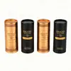 Productos Cosméticos Personalizados de Alta Gama, Botellas Cilíndricas para Aceites Esenciales, Cajas Cilindricas de Cartón, Productos Personalizados para el Cuidado de la Piel, Cajas Cilíndricas de Cartulina Dorada