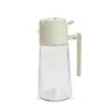 Botella pulverizadora de aceite para cocina para uso doméstico, doble propósito para rociar y verter, adecuada para freidoras de aire, aceite de oliva, aceite de cocina, barbacoa, botella pulverizadora de aceite atomizado