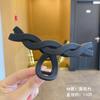 Pinza para el Cabello Grande de Peluche para Mujer 2025 Modelo Nuevo Pinza Tiburón de Gama Alta Estilo Coreano Sensación de Alto IQ Pinza Melard