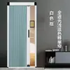 Cortina Aislante para Puerta Balcón Cortavientos Cortina para Puerta Corredera Cortina de Puerta Invisible Panal Divisor Sala de Estar Plegable