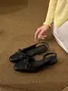 Primer encuentro: Sandalias Femeninas Estilo Hada Suave para Primavera/Verano 2026 - Chic Francés, Elegantes y Únicas con Detalle de Lazo Plisado