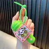 Chaveiro Microfone de Gravação Panda Cartão Capivara Microfone que Faz Som Brinquedo Pingente Máquina de Garra Pequeno Presente Atacado