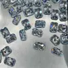 Gema Facetada Rectangular de Zircón Corte Princesa Material Tailandés Zircón 7A Circonita Cúbica Piedra Suelta Lupa Inspección de Calidad
