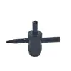 Llave de cuatro en uno interruptor de purga de aire herramientas de ferretería juego de herramientas de reparación de neumáticos de coche destornillador de núcleo de válvula llave