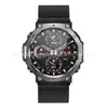 Reloj Inteligente Kt85 Transfronterizo Frecuencia Cardíaca Linterna Llamada Bluetooth Asistente de Voz Luz Morada Reloj para Deportes al Aire Libre