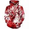 Sudadera con capucha para hombre de otoño europea y americana TEMU Más vendida Serie de Halloween Estampado 3D