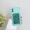 Cartão Transparente Casual Adequado para iPhone17 Capa Protetora Apple 15 Capa para Celular 12 Totalmente Inclusiva X Macia 7Plus Feminina 16