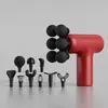 Pistola de Liberação Miofascial Multi-Cabeça Transfronteiriça Mini Portátil Fitness Relaxamento Muscular Massageador da Coluna Cervical Mini Pistola de Liberação Miofascial