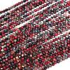 Cuentas redondas brillantes de Duobaosheng, color mixto, negro y rojo, de 4 a 10 mm, con diseño de emperador, perlas de impersión