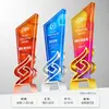 Troféus de Metal Personalizados para Funcionários Destaques, Basquete, Futebol, Música, Reuniões Anuais Criativas, Troféus de Cristal, de Alto Padrão e Elegantes