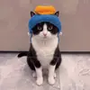 Gorro Lindo y Divertido para Mascota Disfraz de Gato Accesorio para la Cabeza Accesorios para Perro Collar Adornos Tejidos Nuevos 2026