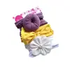 Diadema de Rosquilla para Niños Europeos y Americanos Set de Tres Piezas de Accesorios para el Cabello de Niñas de Flores Triples Diadema de Nylon para Bebé Tocado