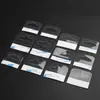 Gancho Transparente Mate Caja de Color Plegable Plástico Adhesivo Gancho Pegatina Agujero de Avión PVC Transparente Pegatina de Gancho Adhesivo