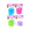 Gorro de ducha desechable al por mayor envuelto individualmente engrosado color punto de onda impermeable para el cabello cubierta de plástico para ducha de hotel