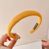 Diadema muy elegante para lavarse la cara, de ala ancha, diseño simple, estilo dopamina, hace que la cara parezca más pequeña, diadema para recoger los pelos sueltos, diadema de malla