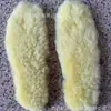 Venta de liquidación: Plantillas Integradas de Piel de Oveja y Lana, Beige, Cálidas, Resistentes al Frío, Engrosadas, Resistentes a Olores, Lana Engrosada para Calidez