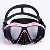 Equipamento de Snorkel para Adultos Transfronteiriço Máscara de Mergulho de Alta Definição com Lente Grande e Antiembaçante Proteção Nasal Integrada para Natação e Mergulho