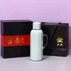 Tetera Mecánica Pura 316 Electrochapada de Gran Capacidad, Pantalla de Temperatura, Olla para Infusión de Té, Olla Térmica de Exterior para Separación de Té y Agua en el Hogar