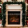 Jms Amazon Temu Pinha de Três Pontas Guirlanda de Natal Decoração de Mesa Lareira Pendurada na Porta Flores Artificiais Estilo Floresta para Festas