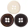Botones irregulares, de forma única, minimalistas, envejecidos, de resina engrosada, accesorios de alta gama para decoración de vestidos, suéter, cárdigan de algodón y lino